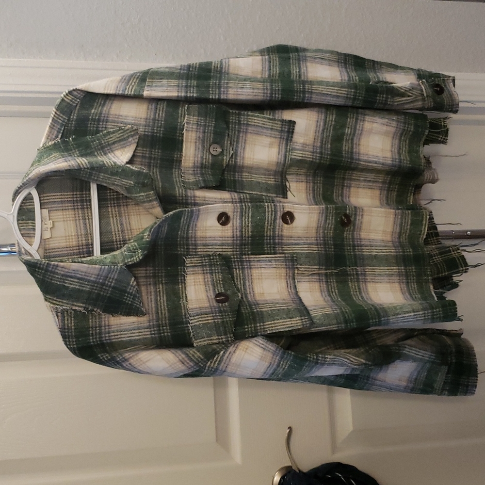 Oversized shacket. Size M. New without tags. Never worn.